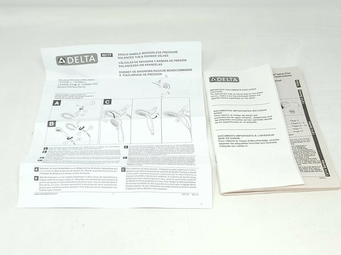 Delta 144938DC-SS-120 Lahara 2-in-1 Single-Handle 4-Spray - OPEN BOX - READ