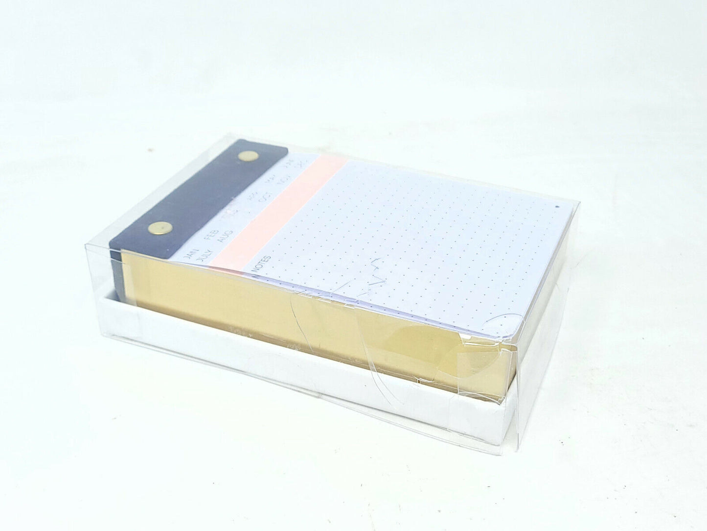 See Jane Work Desktop Calendar Navy 300 Gold Lined Sheets - New worn packaging