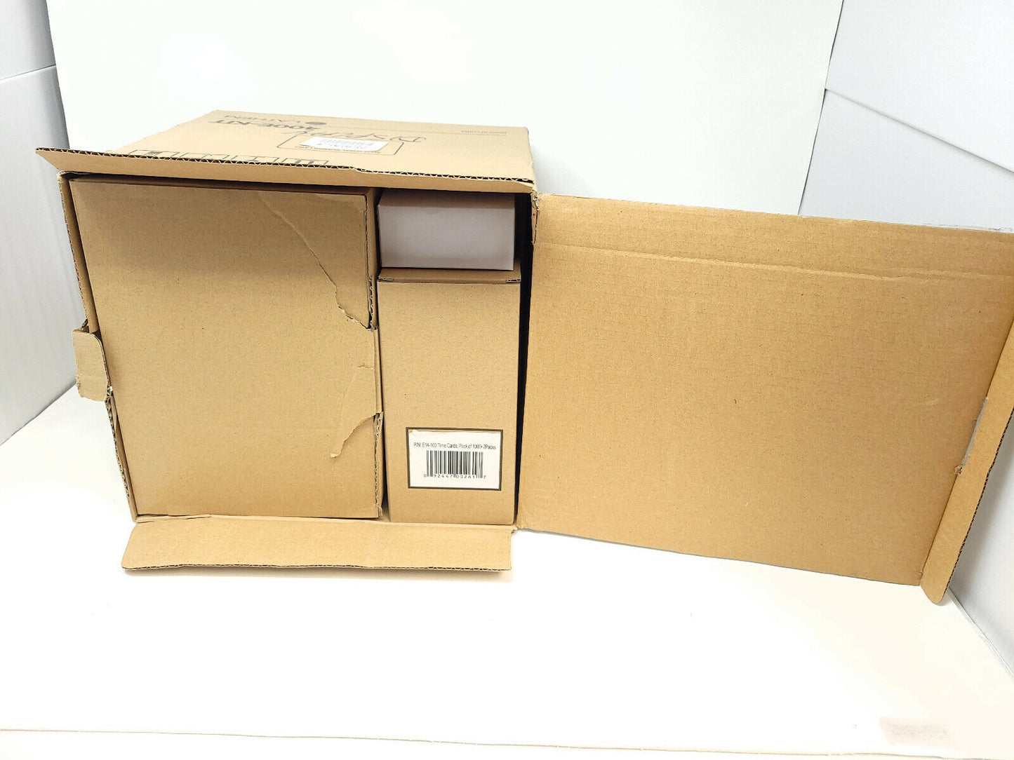 Lathem Time 400E-KIT Timeclock Bundle Kit Time Cards, Rack, Ribbon - Open Box