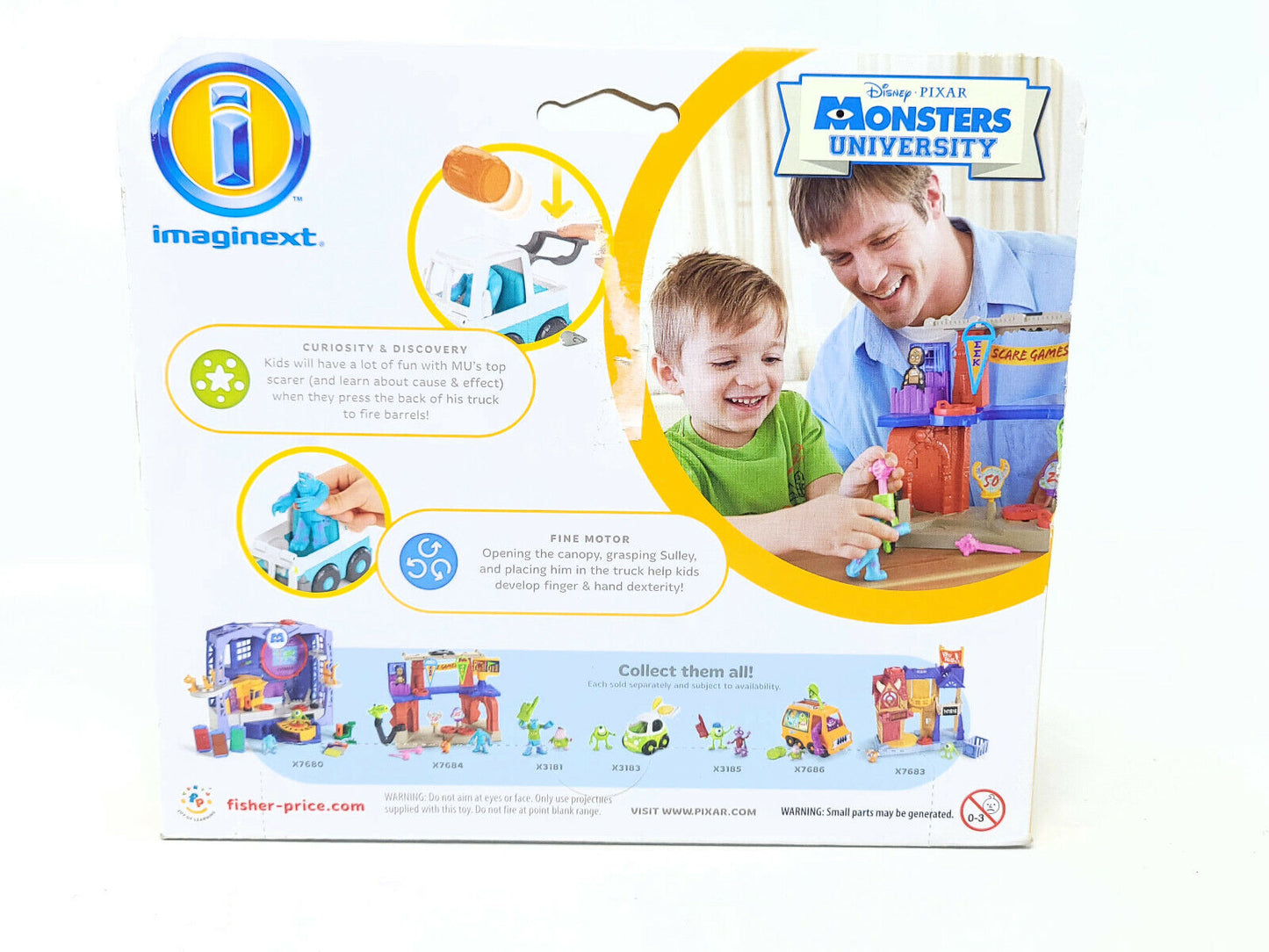 Imaginext Disney Pixar Monsters University - Sulley & Truck Set - Toys R Us -NEW