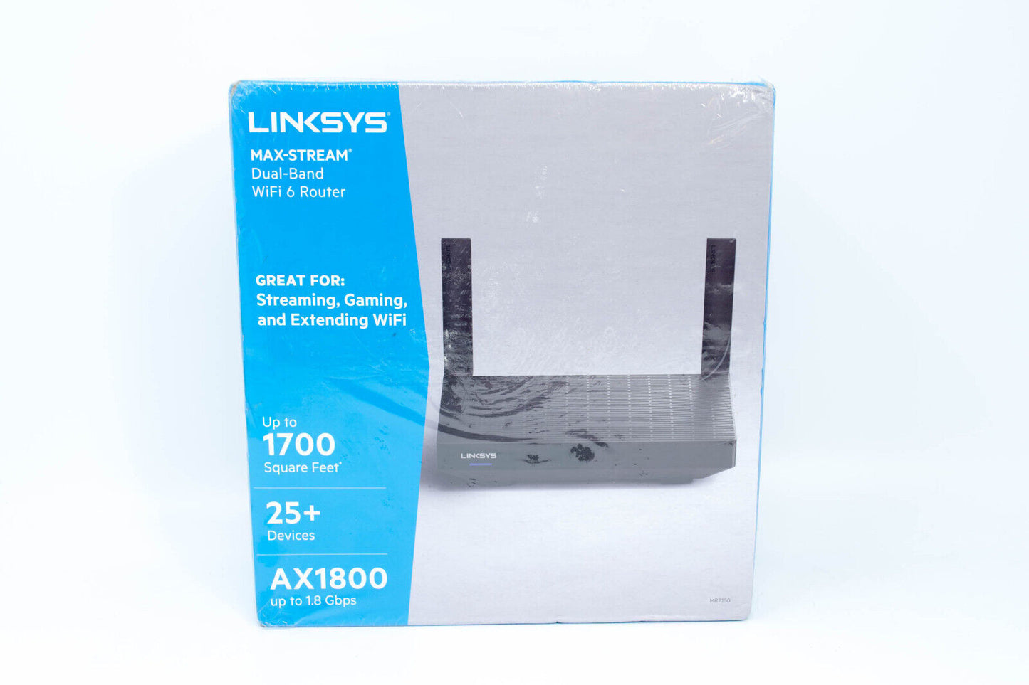 Linksys Max-Stream Dual-Band WiFi 6 Router MR7350 - Brand New Sealed - 6