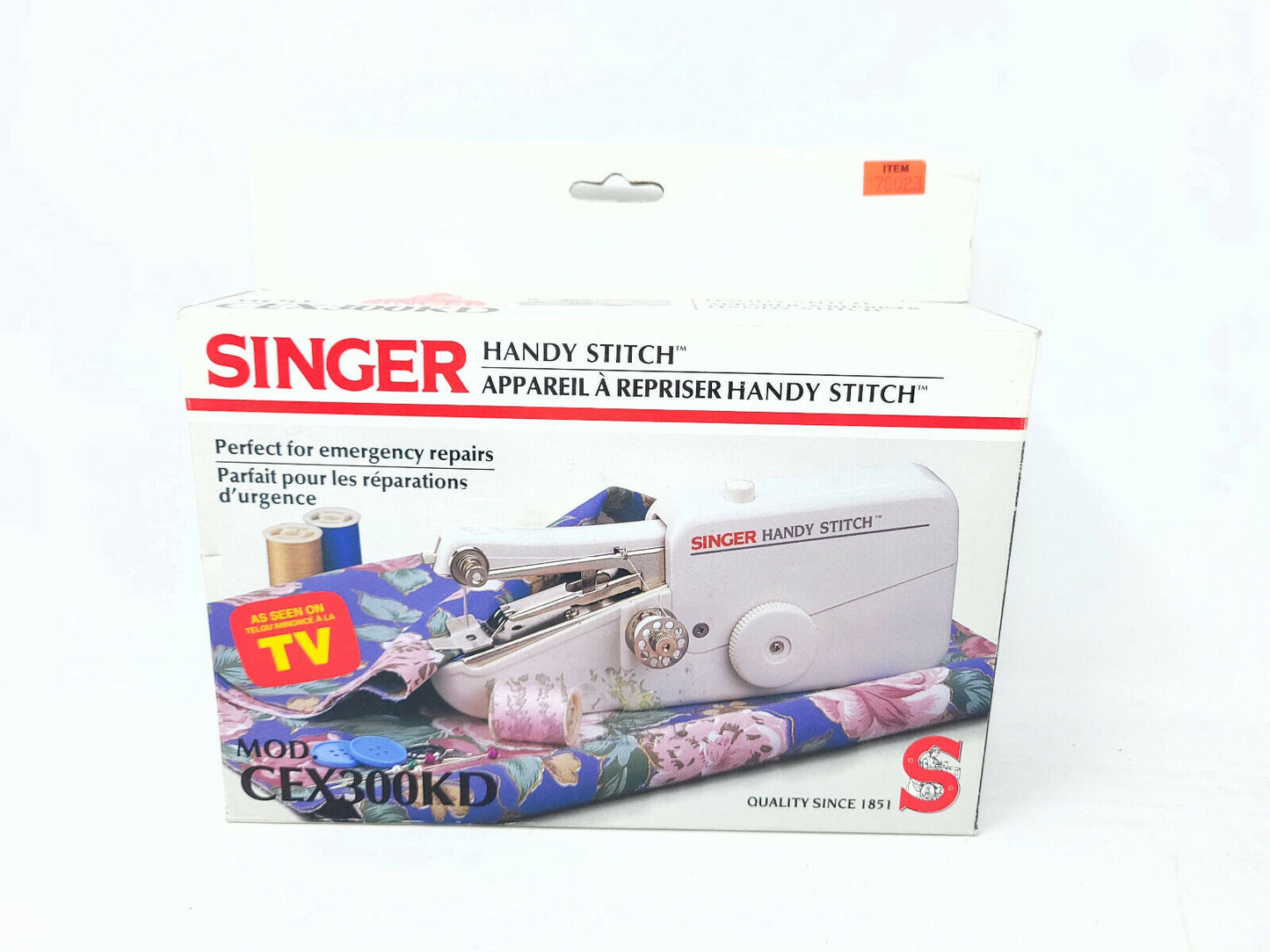 SINGER Handy Stitch The Handheld Portable Battery Powered Sewing Machine