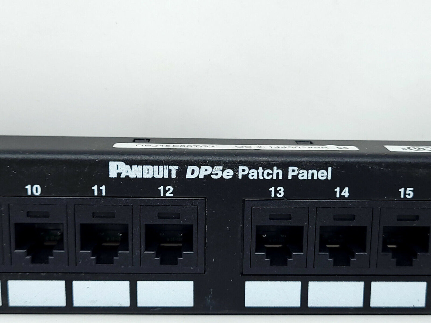 Lot of 3 Rackmount Cat5 Patch Panel 568B, RJ45 Ethernet - 16, 24, 48 - USED