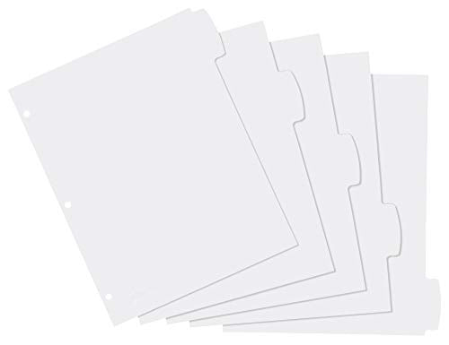 Avery Big Tab Write & Erase Durable Plastic Dividers for 3 Ring Binders 45