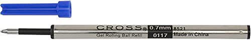 Cross Refill For Cross Selectip Gel Roller Ball Pens, Medium Conical Tip, Blue Ink