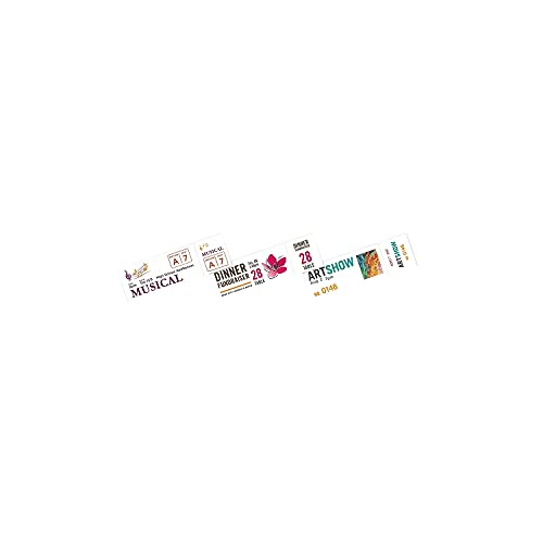 Avery 16154 Printable Tickets,Microperf,W/Stubs,1-3/4-Inch X5-1/2-Inch,200/Pk,We