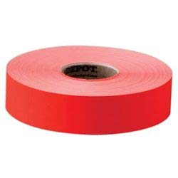 Office Depot General Purpose Adhesive Pricemarking Labels, Flourescent Red, 2500 Labels/Roll, Pack of 1, 925PB0007