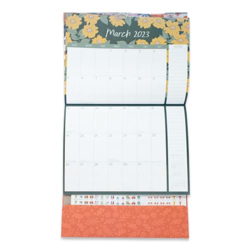 Orange Circle Studio Do It All Monthly Wall Calendar, 12-7/8" x 12", Secret Garden, January To December 2023