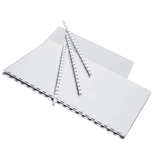 Office Depot Brand 1/4" Binding Combs, 20-Sheet Capacity, White, Pack of 25