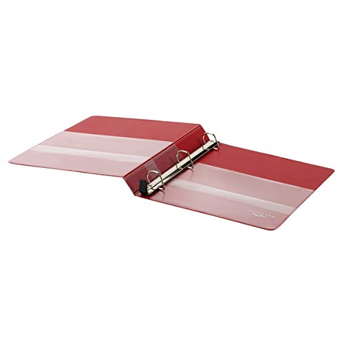 Office Depot Brand Heavy-Duty D-Ring Binder, 1" Rings, 59% Recycled, Dark Red