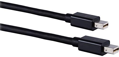 ATIVA Mini DisplayPort to Mini DisplayPort Cable, 6’, Black, 36544
