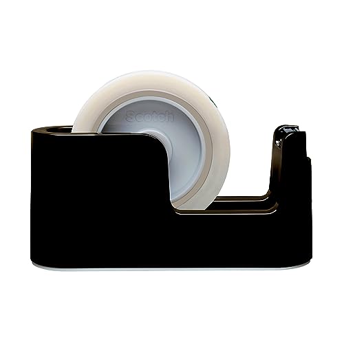 Scotch Deluxe Tape Dispenser, Black (C24)