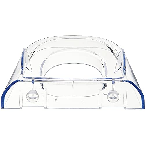 Deflecto 771701 Base/Wall Support 4-Inch x3-5/8-Inch x1-3/8-Inch Clear