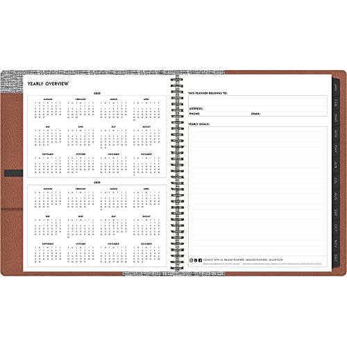 Blue Sky™ ASMBLD Weekly/Monthly Planning Calendar, 8-1/2" x 11", Tan, January To December 2023, 138993