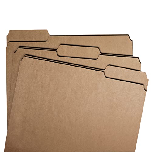 Smead Fastener File Folder, 2 Fasteners, Reinforced Straight-Cut Tab, Letter Size, Kraft, 50 per Box (14813)