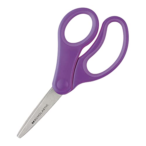 Scholastic Kids Scissors, 5", Pointed, Assorted Colors