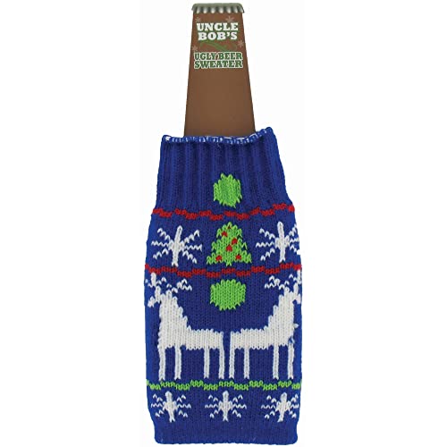 DM Merchandising Inc. 1 Uncle Bob's Ugly Beer Sweater Novelty Bottle Cover - Assorted Styles