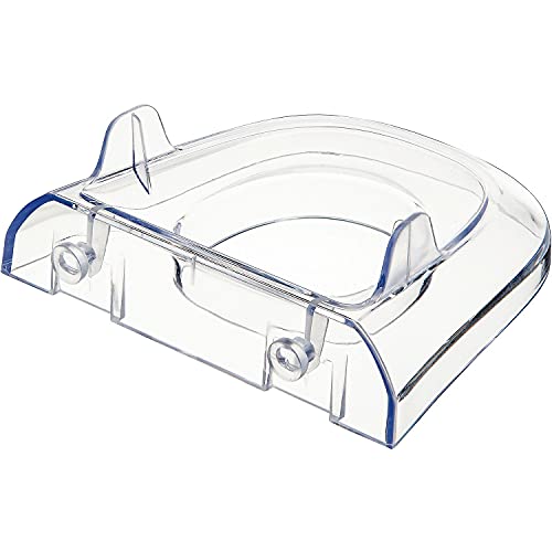 Deflecto 771701 Base/Wall Support 4-Inch x3-5/8-Inch x1-3/8-Inch Clear