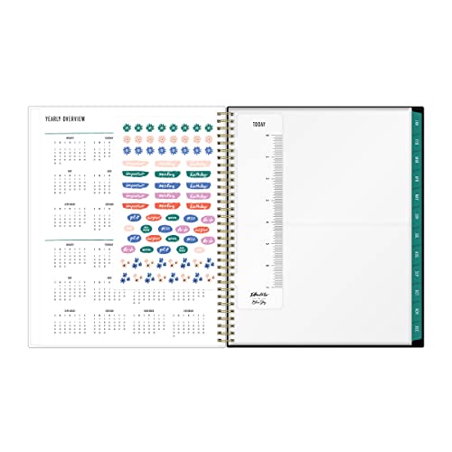 Blue Sky™ Idlewild Weekly/Monthly Planner, 8-1/2" x 11", Multicolor, January To December 2022, 134891