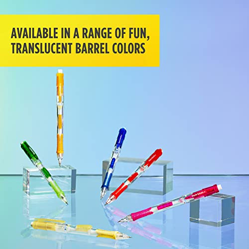 Paper Mate Clearpoint Mechanical Pencils, HB #2 Lead (0.9mm), Assorted Barrel Colors, 2 Pencils, 1 Lead Refill Set, 2 Erasers