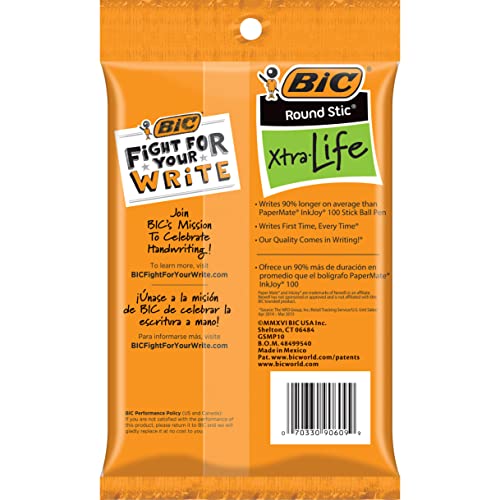 BIC Xtra-Strong Thick Lead Mechanical Pencil, With Colorful Barrel Thick Point (0.9mm), 24-Count Pack, Mechanical Pencils With Erasers (Packaging May Vary)