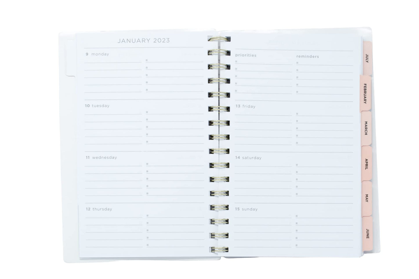 Gartner Studios Weekly Planner, 5" x 8", Pink Dot, January To December 2023