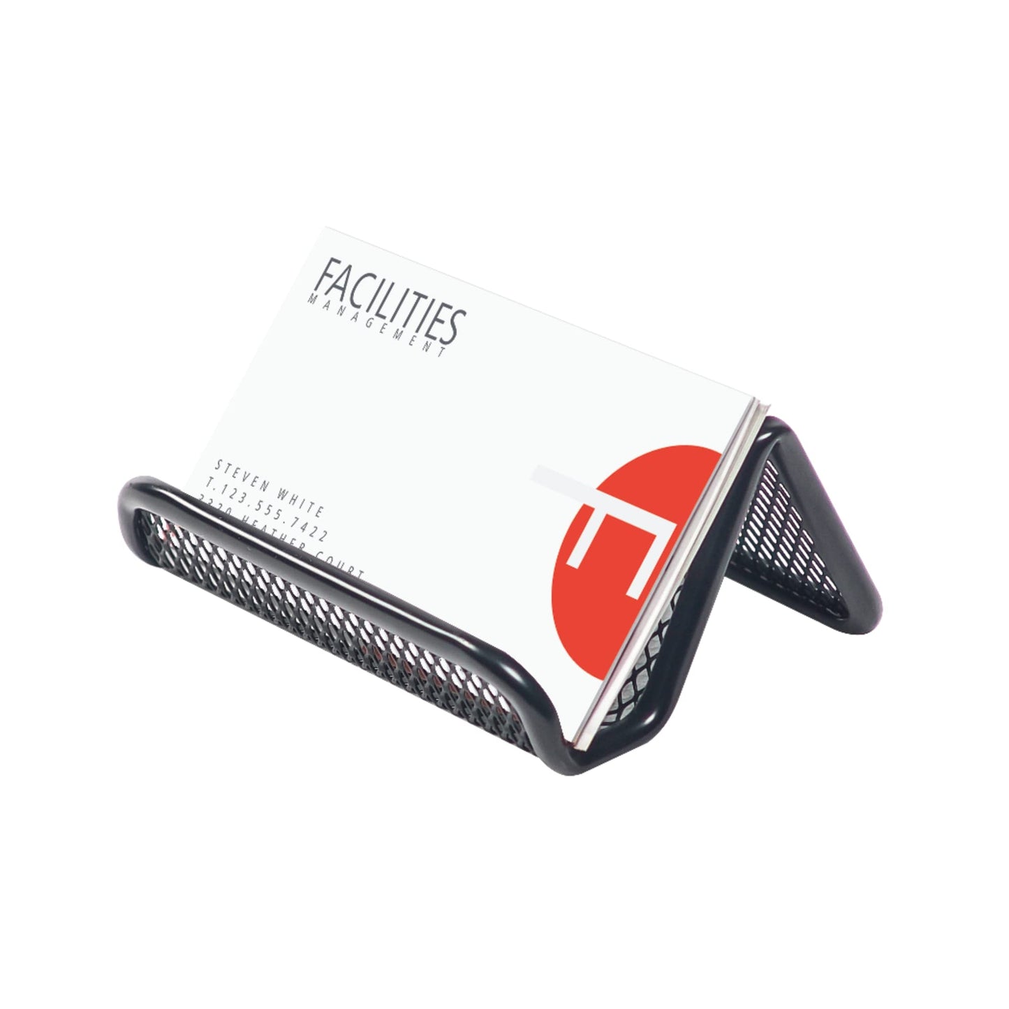 Brenton Studio™ Metro Mesh Business Card Holder, Black