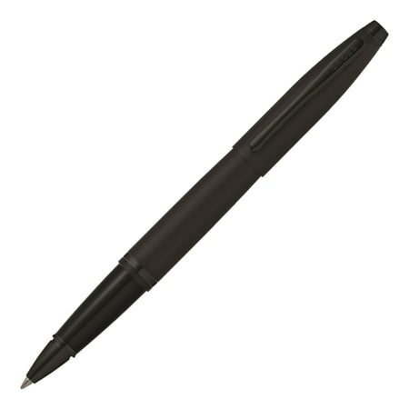 Cross® Calais Rollerball Pen  Medium Point  7 mm  Black Barrel  Black Ink