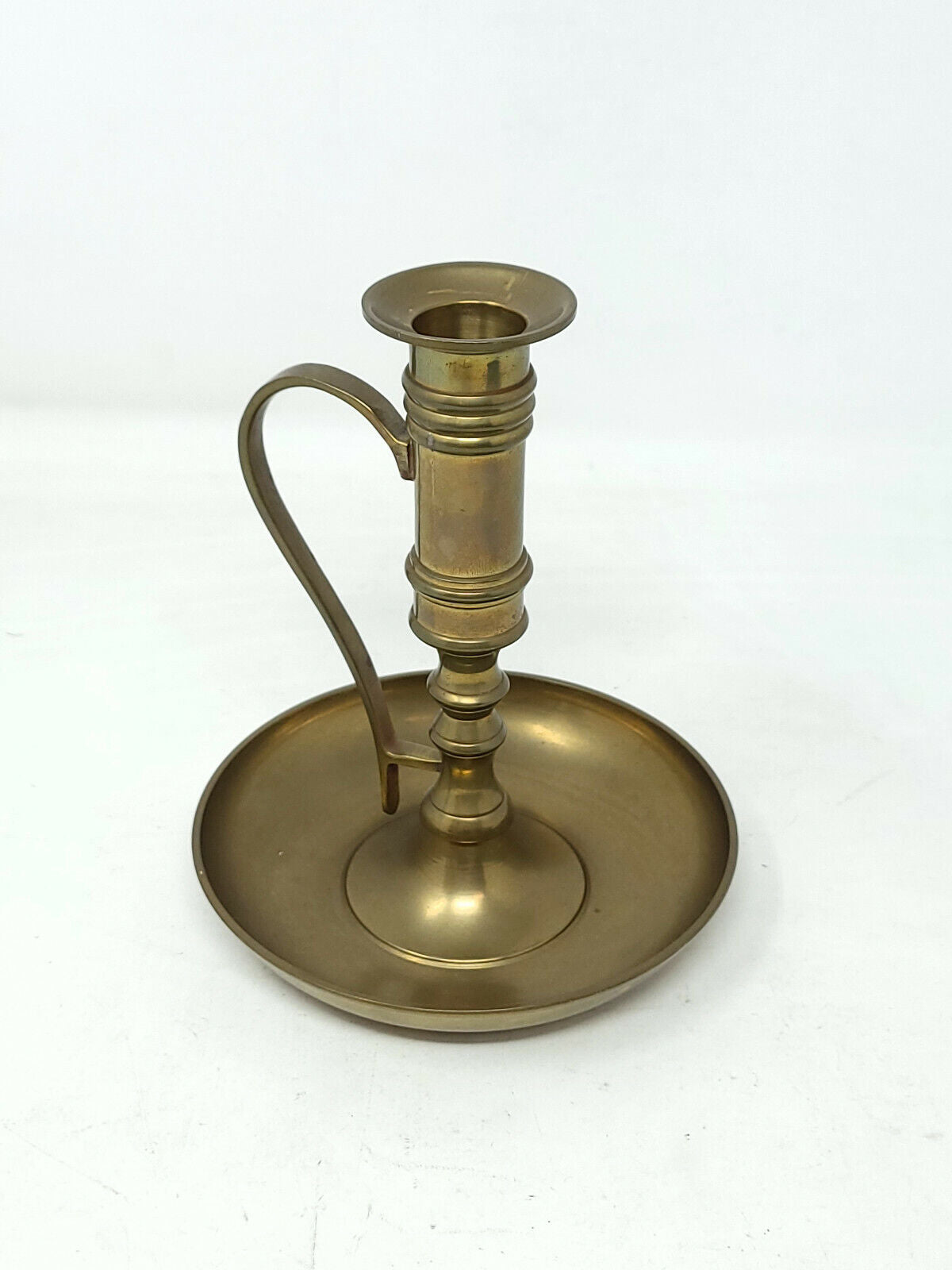 Vintage Solid Brass GSTC SF CA 9410 - Candle Holder - 6 inches tall