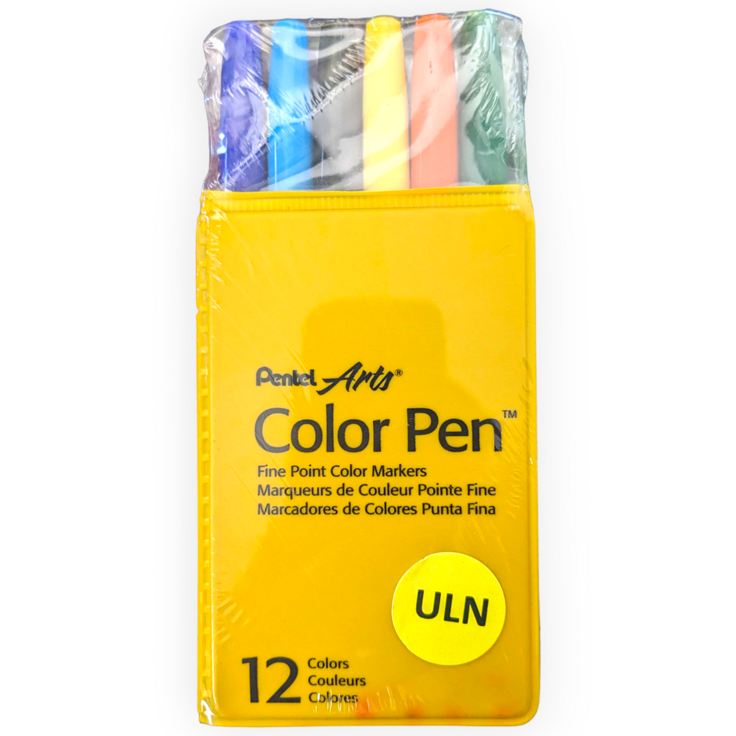 Pentel Arts S360-12 Fine Point Color Markers 12 Colors Pen Set