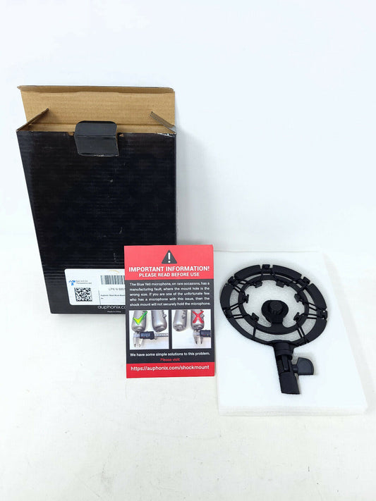 AUPHONIX - Aluminum Shock Mount For Blue Yeti Microphone - SM-1B-BL Vibration