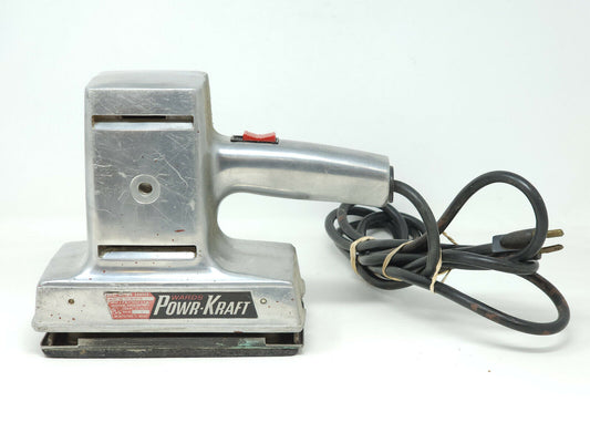 Vintage WARDS POWR/POWER KRAFT  Dual-Motion Sander 115 Volts  1/2 SHEET - TPC-84