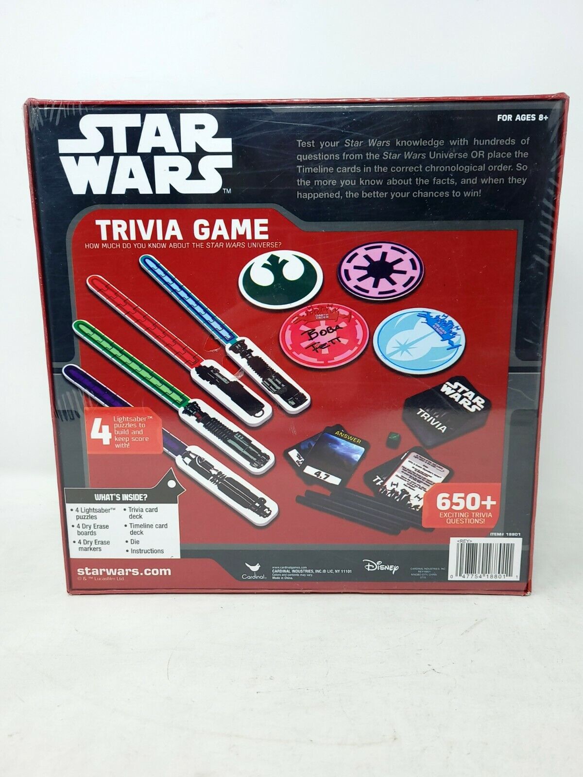 Star Wars Trivia Game - New In Box FACTORY SEALED