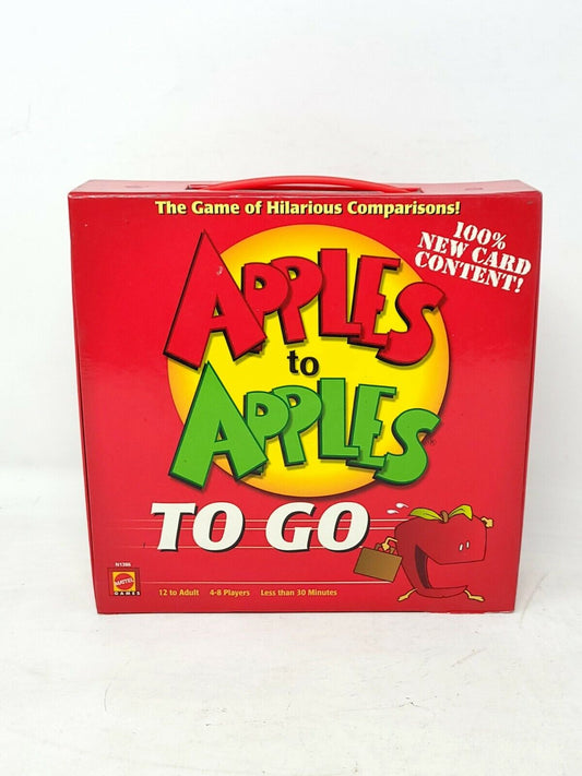 Apples to Apples To Go Board Game Ages 12 to Adult  - Good Condition