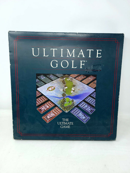 ULTIMATE GOLF board game. Play on 18 famous golf courses across the world -USED