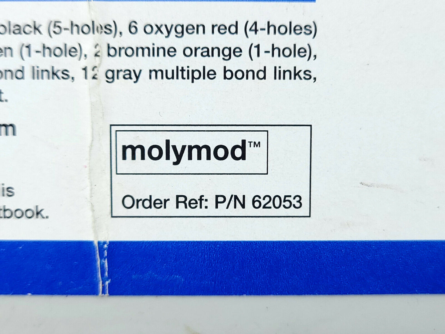 Molymod Molecular Model Set for Organic Stereochemistry P/N 62053 - READ