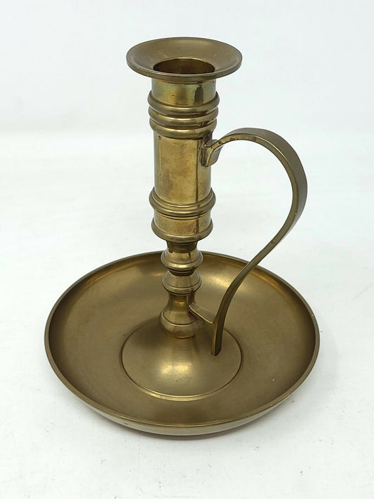 Vintage Solid Brass GSTC SF CA 9410 - Candle Holder - 6 inches tall