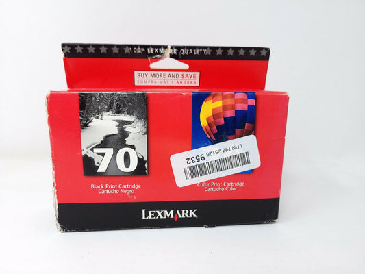 Genuine Lexmark 70 Black 20 Color Combo Pack Inkjet Printer Cartridge - Open Box