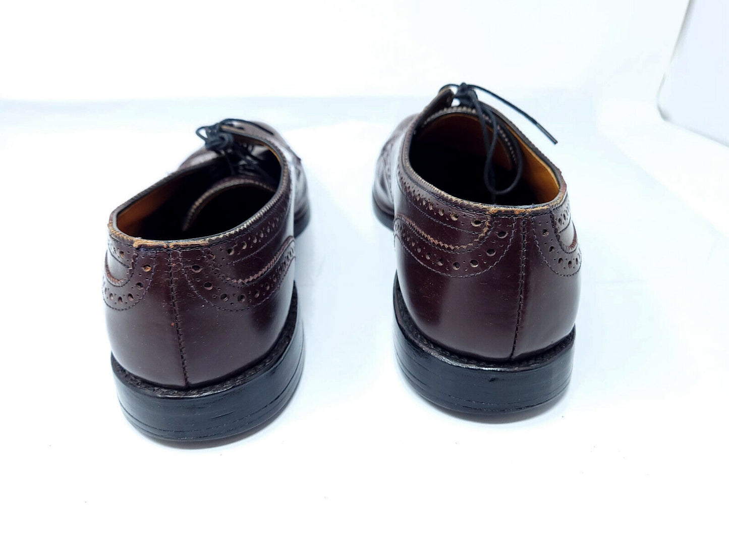 Allen Edmonds Sanford shoes Burgundy Leather Size 10.5 C - 73736 - Pre-owned