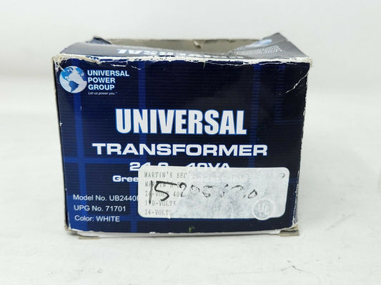 Universal Power Group - 24VAC, 40 VA AC Transformer Plug in - New Open Box