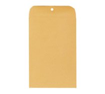 OfficeMax #110 (12" x 15-1/2") Clasp Envelopes, 28 lb Brown Kraft Paper Stock, 100 / box