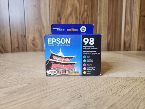 Genuine Epson 98 Five Pack T098920 High Capacity Color Ink Cartridges OEM EXP 2023