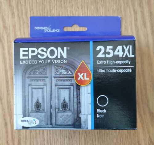 Genuine Epson 254XL Black Ink High Yield Ink Cartridge T254XL120 Expires 03/2020