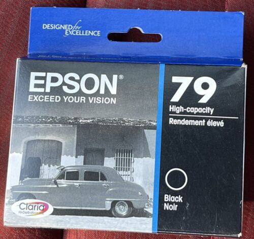 EPSON Claria Ink Cartridge Printer Inkjet BLACK High Capacity 79 - Exp 04/2024