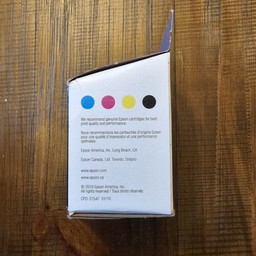 Epson 69 Black Cyan Magenta Yellow Ink Set T069120-BCS Exp 2023 Genuine Sealed