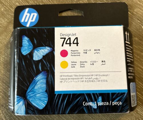 GENUINE HP 744 Magenta/Yellow DesignJet Printhead, F9J87A EXP. 01.2025