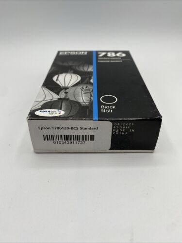 Genuine Epson 786 Black Ink Cartridge Exp 2021-2022