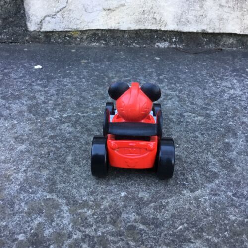 Disney Junior Mickey Mouse Car #28 Roadster Racer Automobile Red Yellow Vehicle