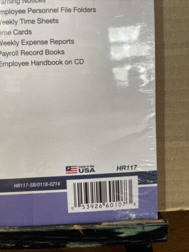 Adams New Employee Information Forms Personnel HR117-SF Two-Sided 50 Forms 2018