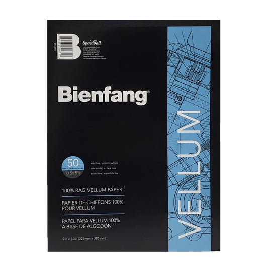 Bienfang� Vellum Drafting Pad, 9" x 11 3/4", 50 Pages, White